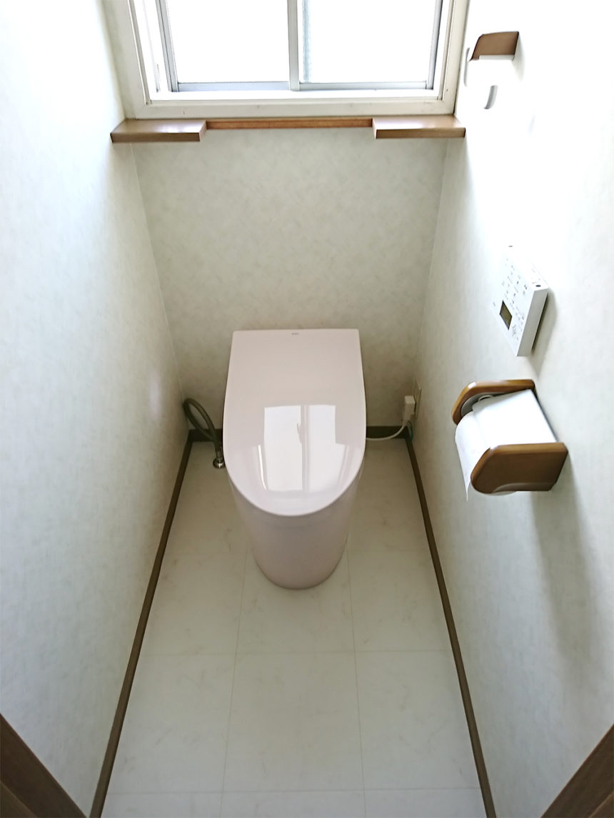 画像：トイレリフォーム後